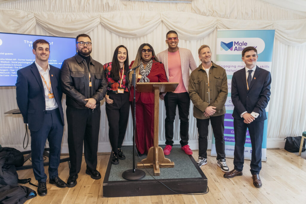 DSC_6551 The speaker and host lineup at the Voice of the Boys event in Parliament