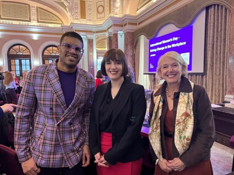 Lee Chambers, Bridget Phillipson and Ann Francke at a Cabinet Office event